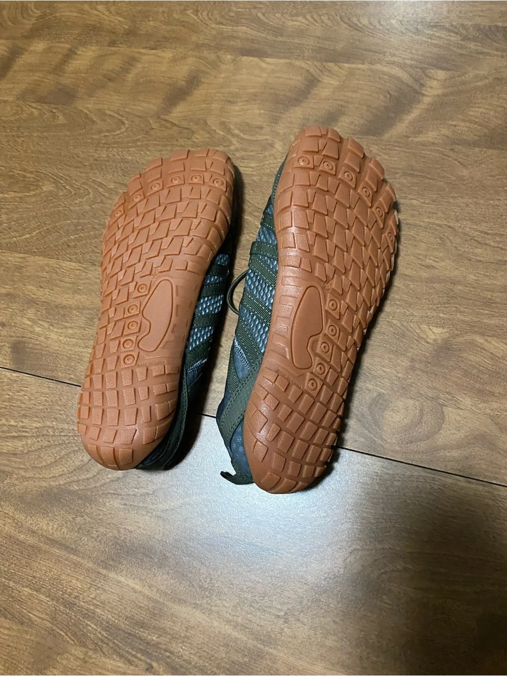 Men's Olive Green Water/hiking -Ready Slip-On Shoes